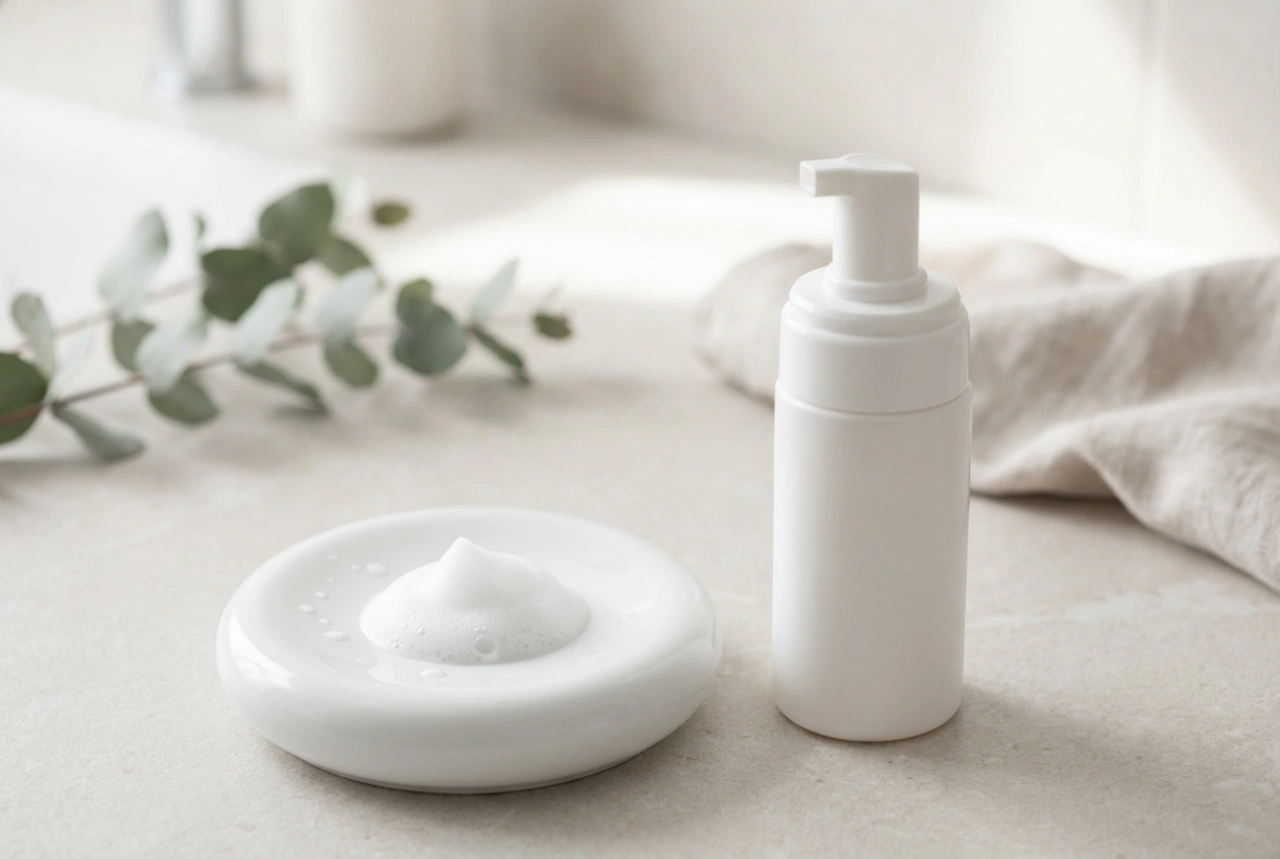 Rengöringsmousse: en lätt formula som tar bort smink och SPF