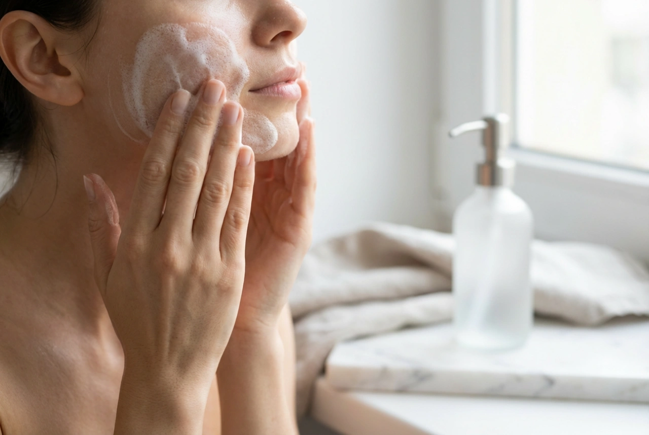 Rengöringsgel för ansiktet: optimal lödder, massage och sköljning