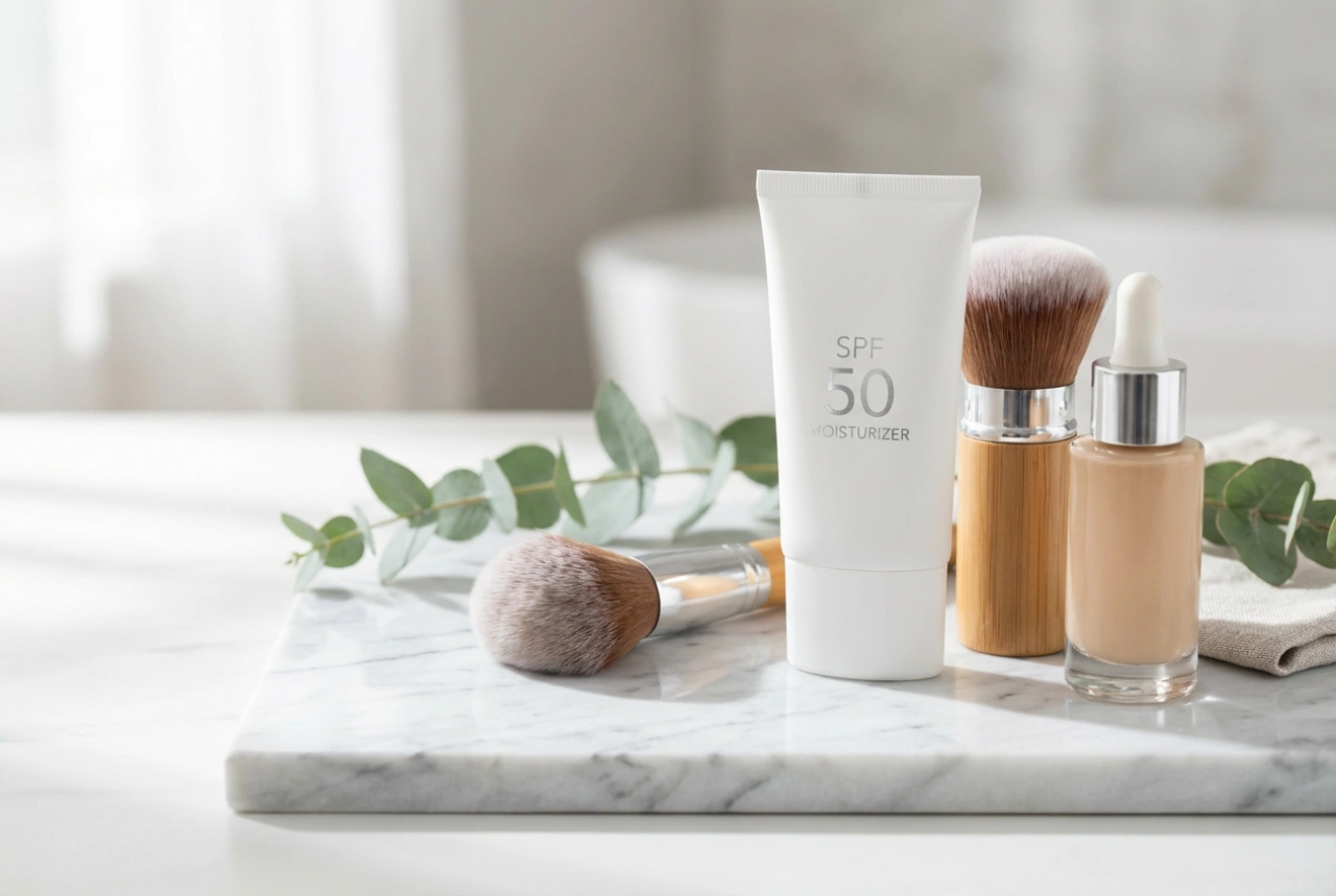 Återfuktande ansiktskräm med SPF 50: Så integrerar du den i din makeup och hudvårdsrutin