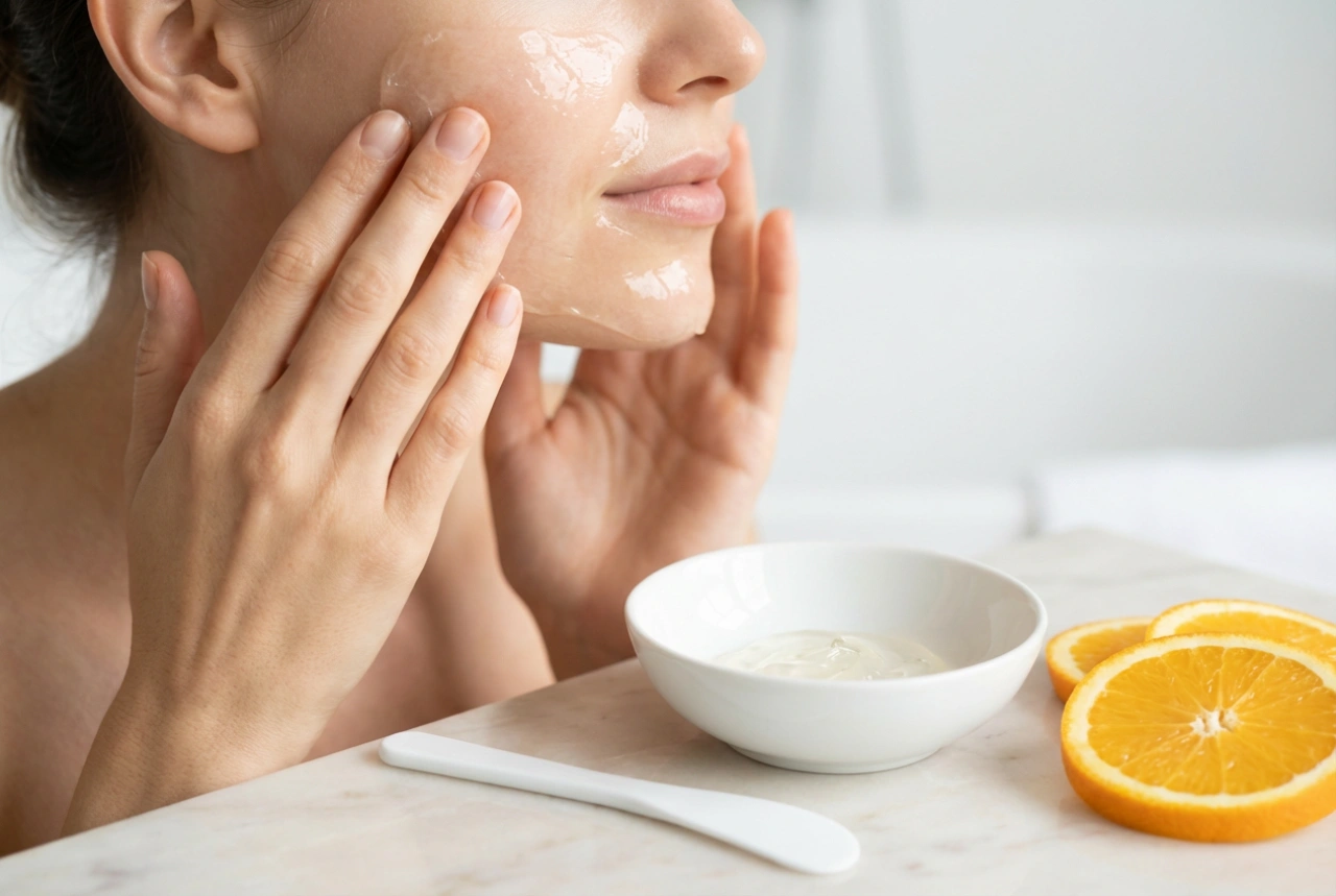 Ansiktsmask med C-vitamin: När och hur man använder den