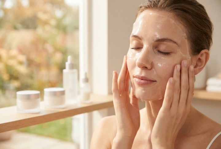 Kollagenmask för ansiktet: när och hur man använder den