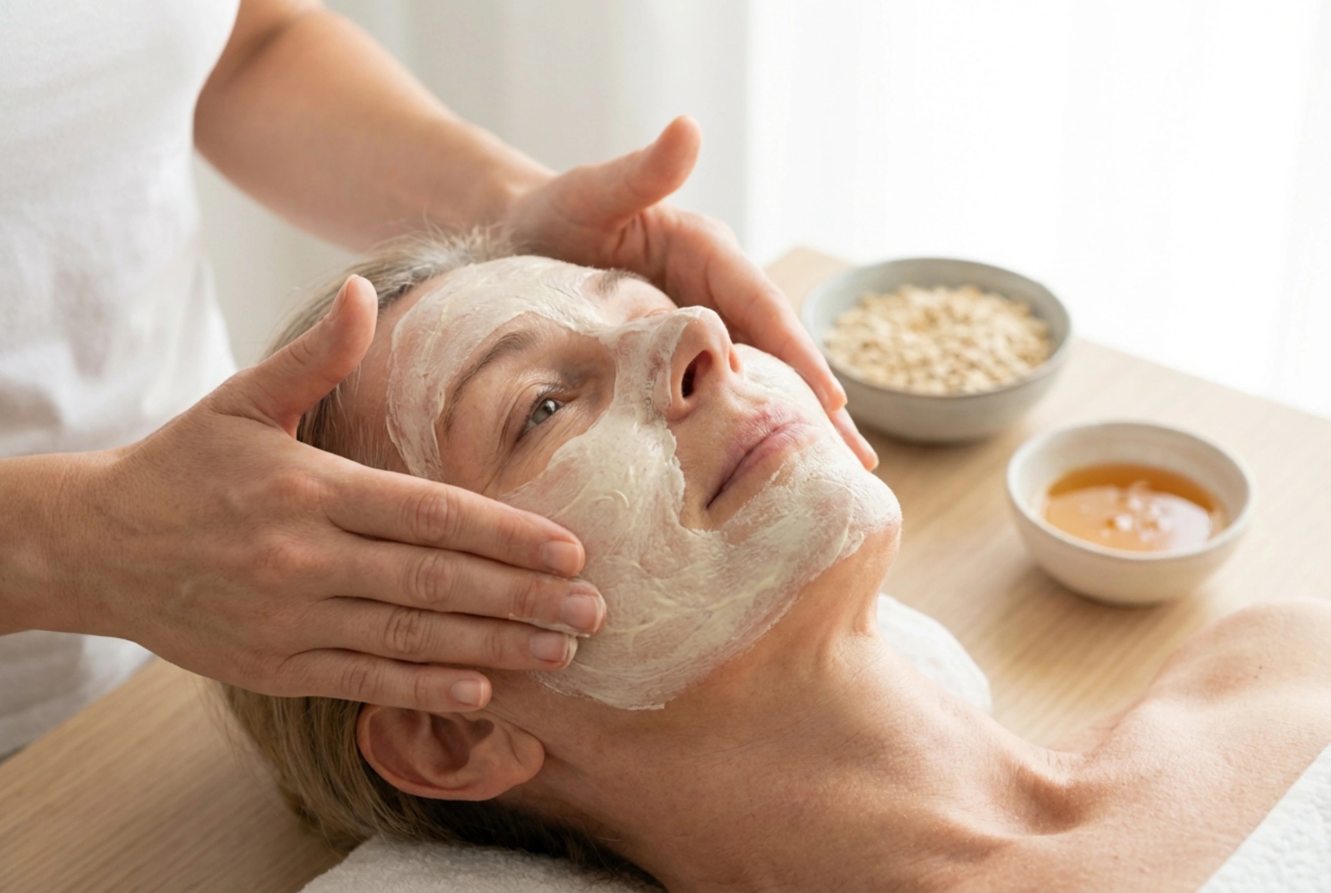 Hemmagjorda ansiktsmasker för hud över 60: skonsamma recept och applicering