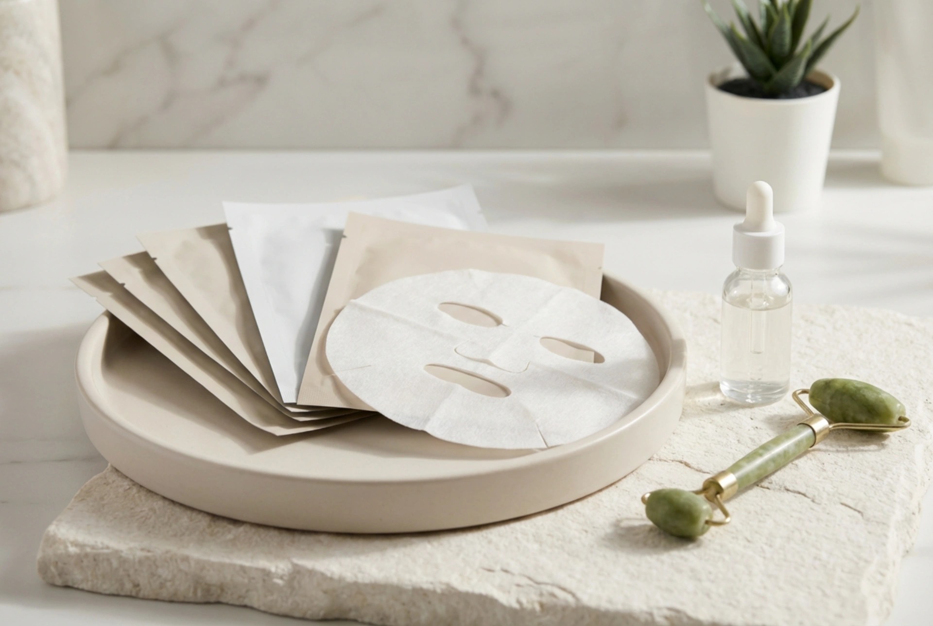 Koreanska sheet masks: val, verkningstid och massage efteråt