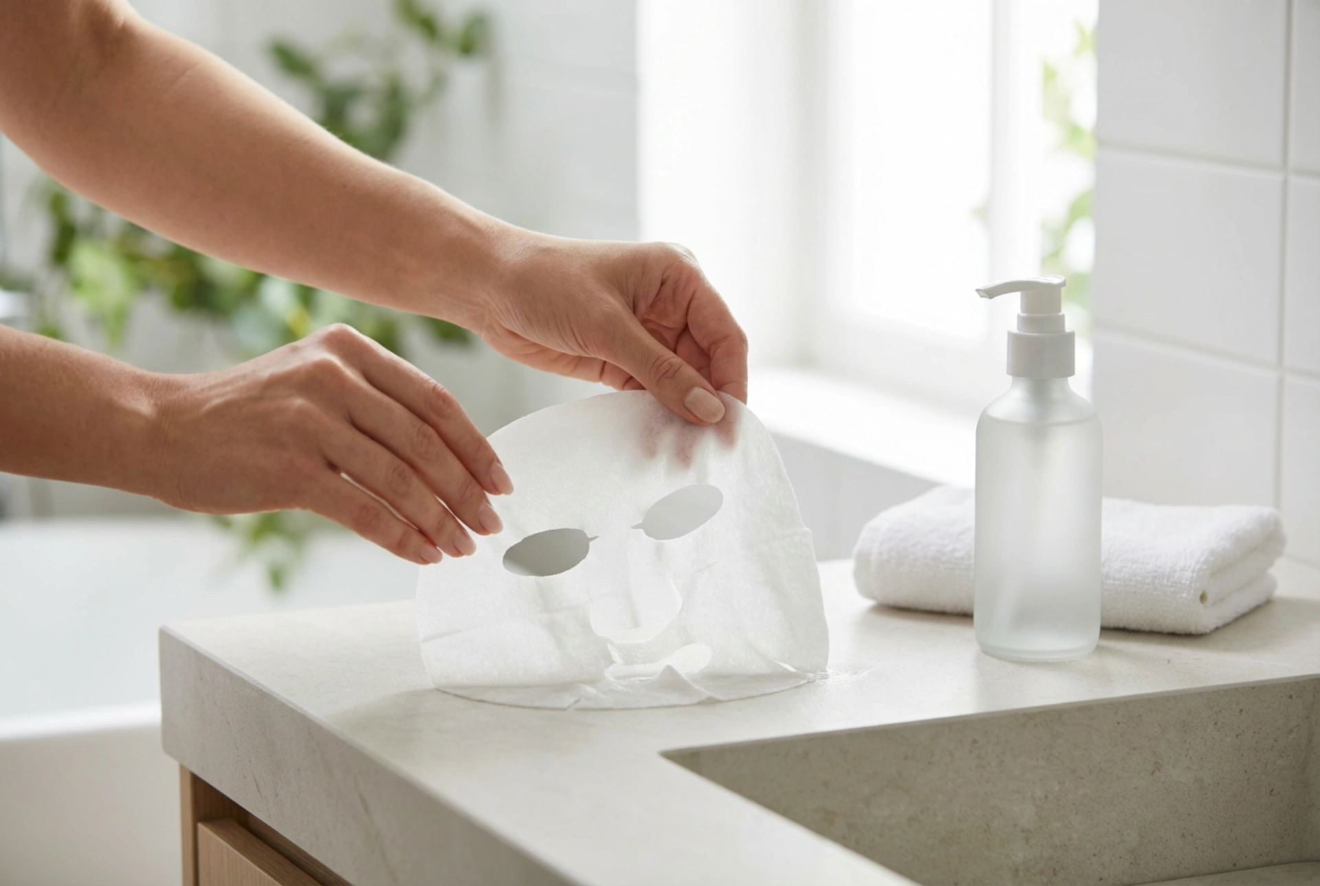 Sheet mask för ansiktet: applicering, tid och borttagning