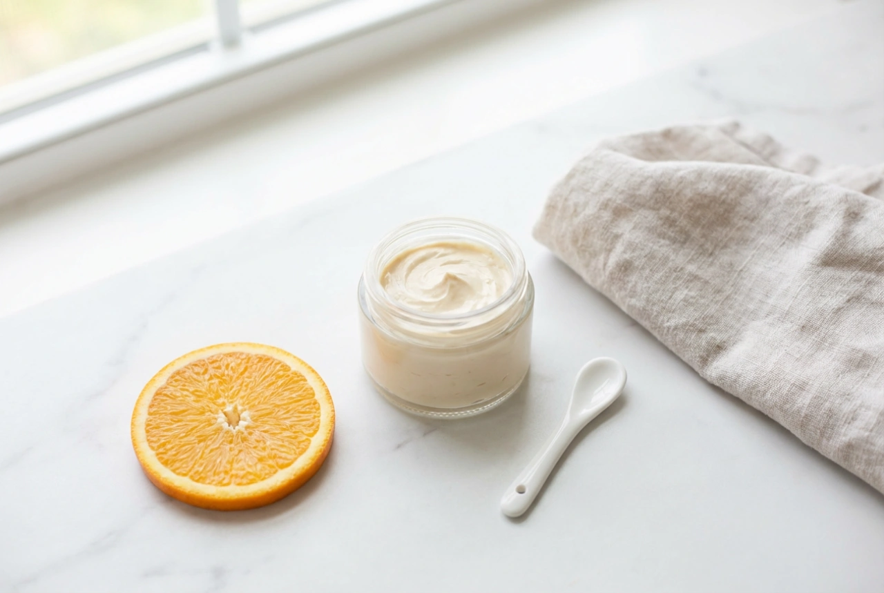 Ansiktsmasker med C-vitamin: lyster steg-för-steg och tips