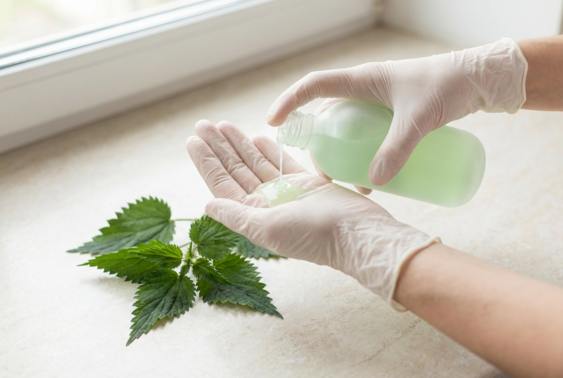 Nässelschampo för familjen: mild rengöring steg för steg