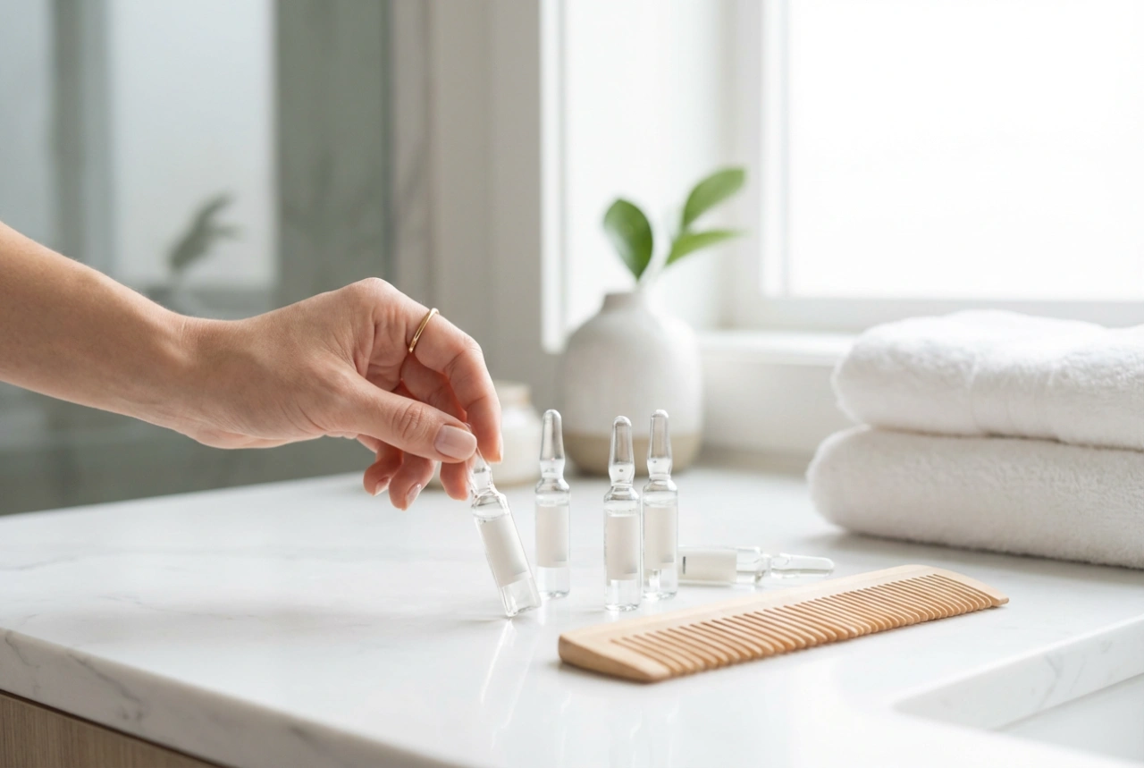 Professionella hårampuller: hur man säkert genomför en behandling hemma