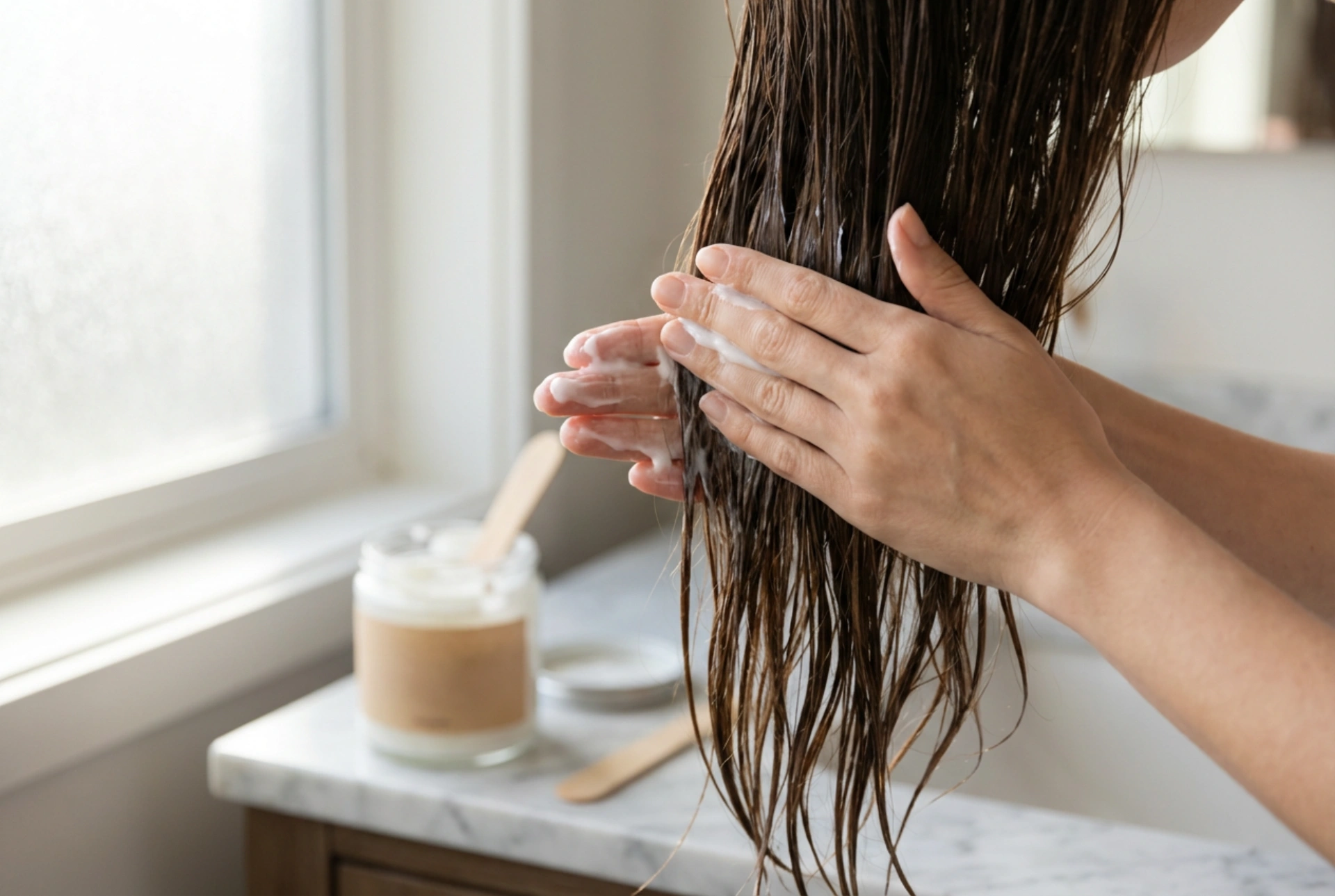 Hårinpackning för torrt hår: intensiv återfuktning steg för steg