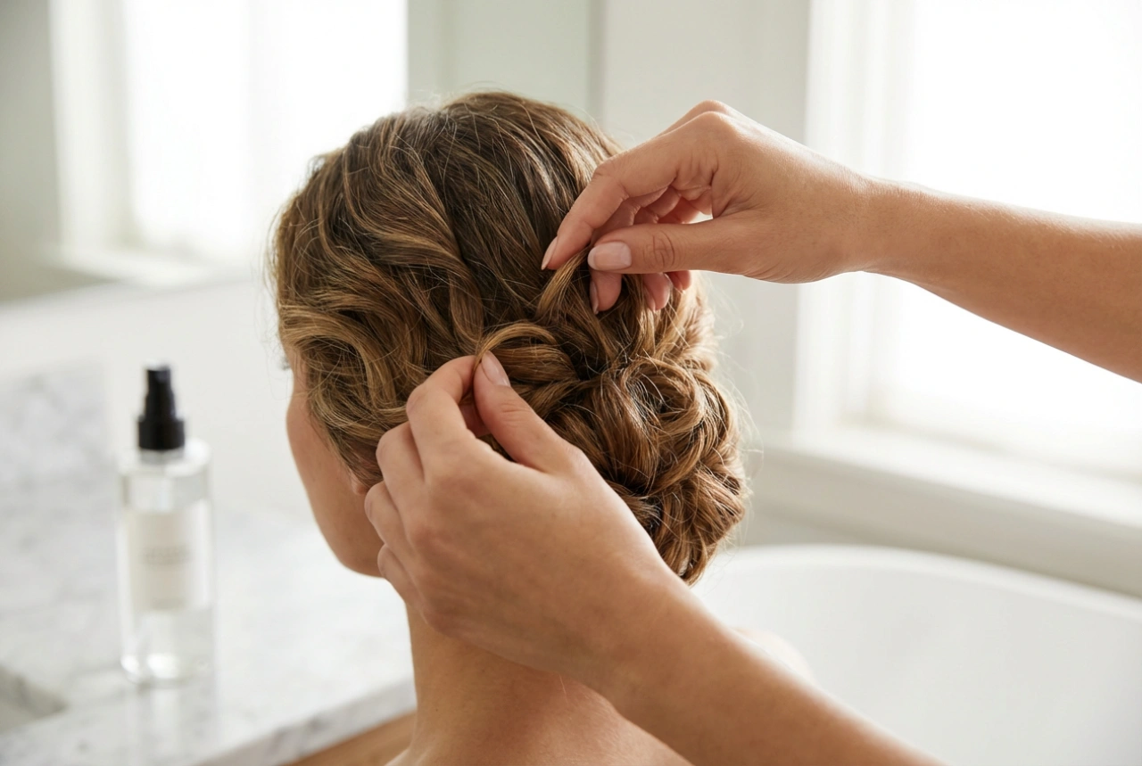 Bröllopslockar: hållbara och frizzfria lockar, förberedelse och fixering