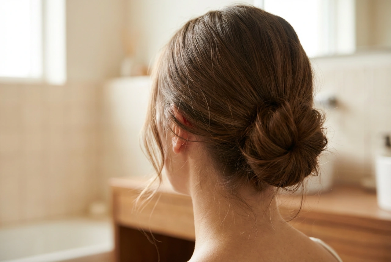 Håruppsättning med knut: klassisk, låg och messy bun steg för steg