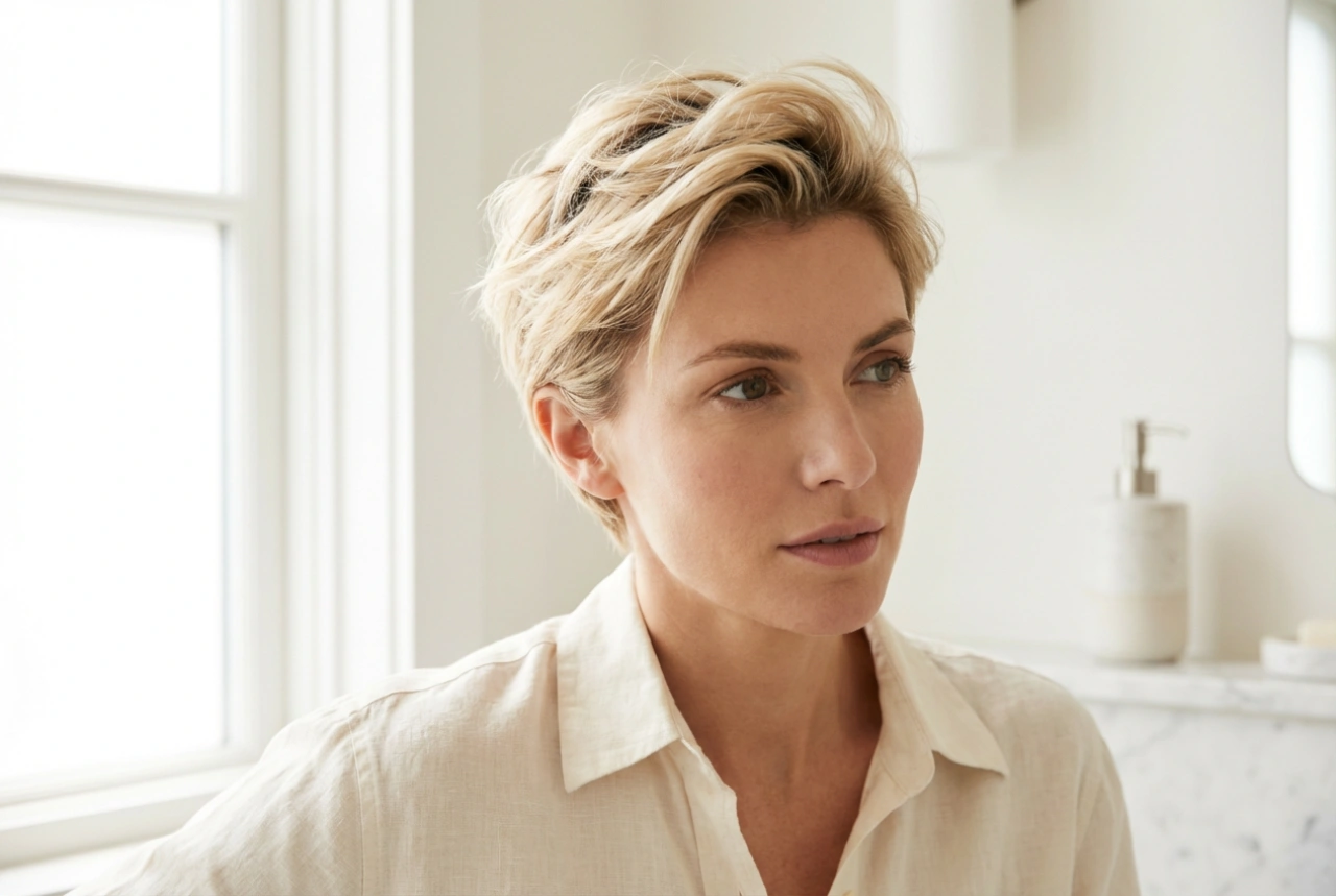 Elegant pixiefrisyr med volym – steg för steg till en stilren look