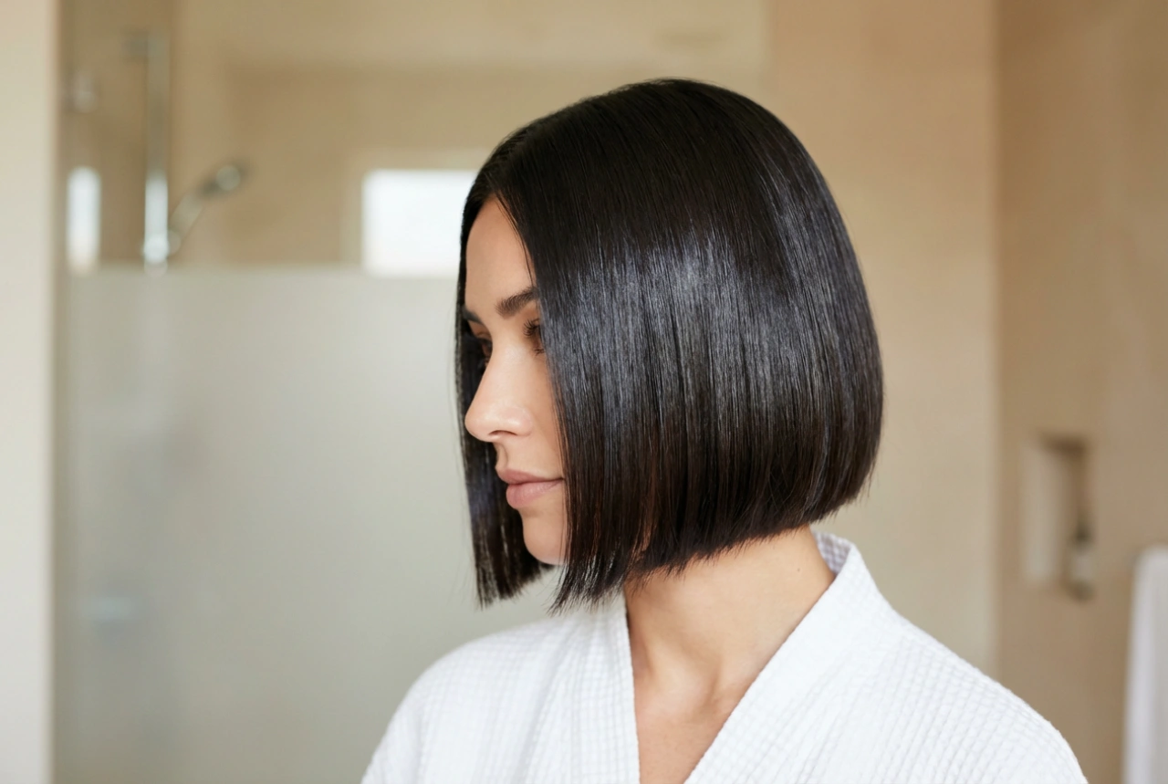 Kort bob-frisyr: klippning, styling och fixering