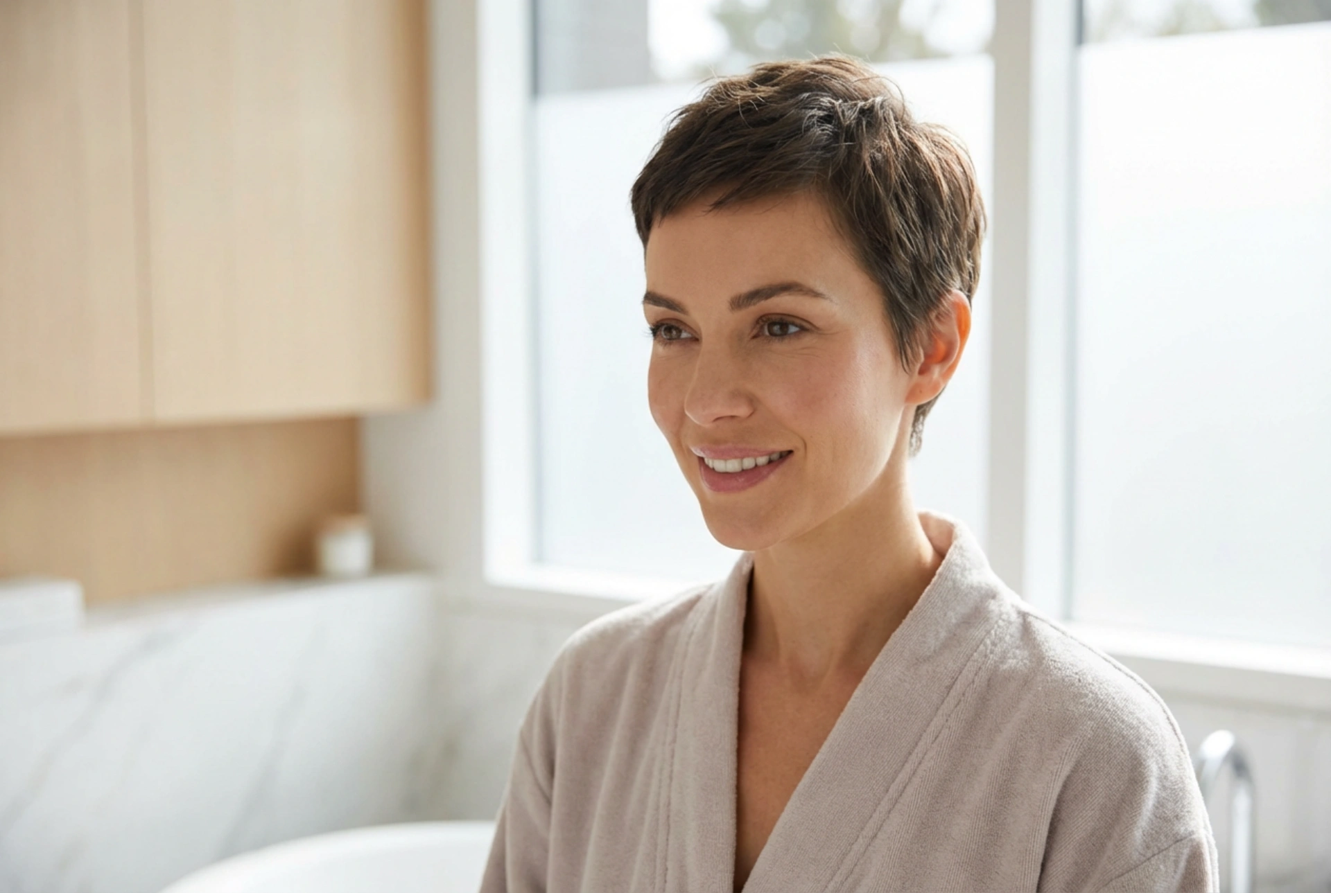 Kort och karaktärsfullt: styla en pixie-frisyr med mjuk finish