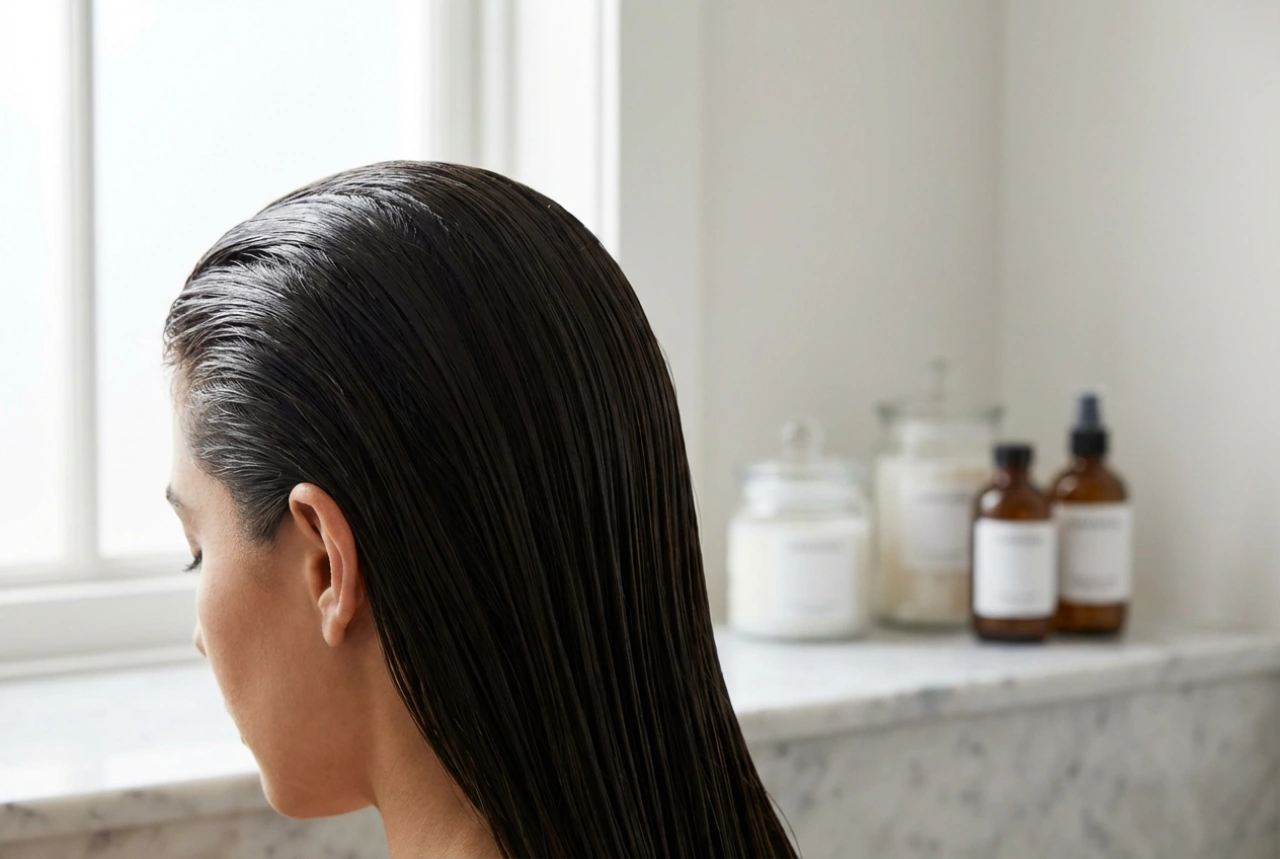 Wet Look-effekten: Så skapar du den glansiga 'våta' frisyren