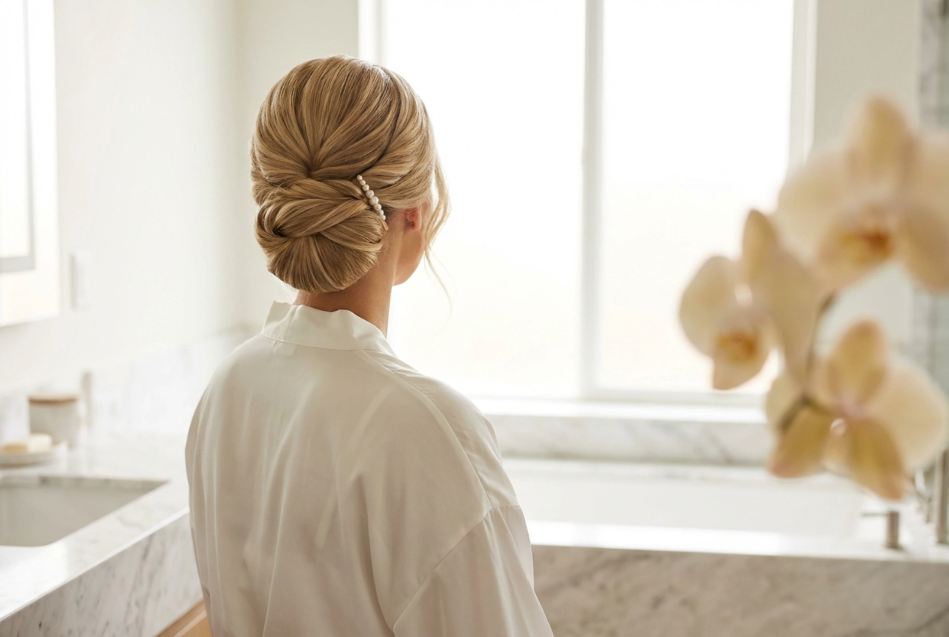 Mamma på bröllop: Elegant bröllopsfrisyr för mamman steg för steg