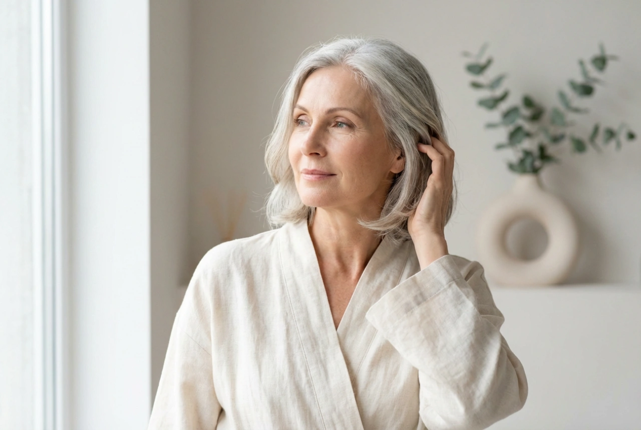 Frisyrer för kvinnor över sextio: fina klippningar och enkel styling