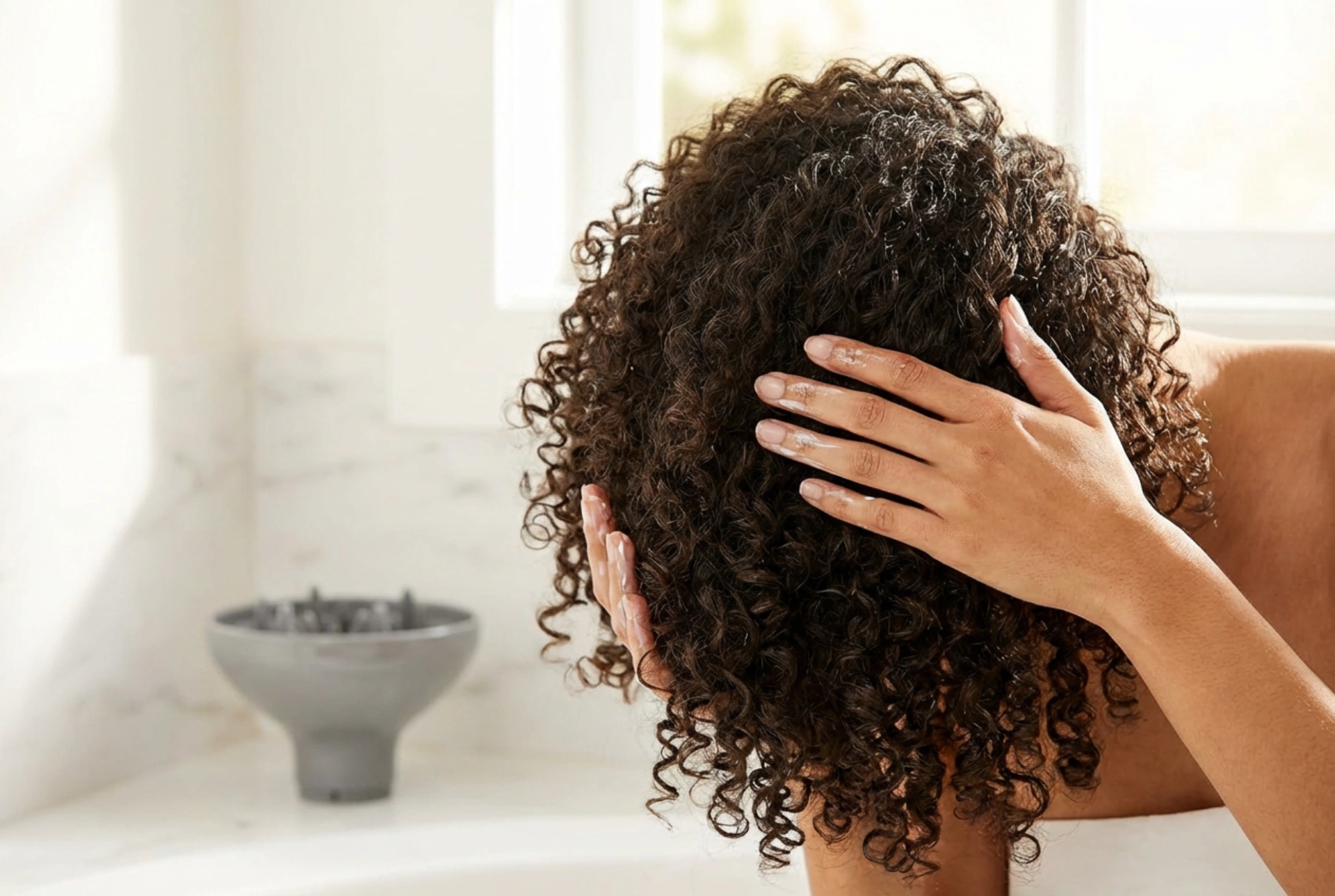 Frisyrer för lockigt hår: klippning, diffuser och stadga