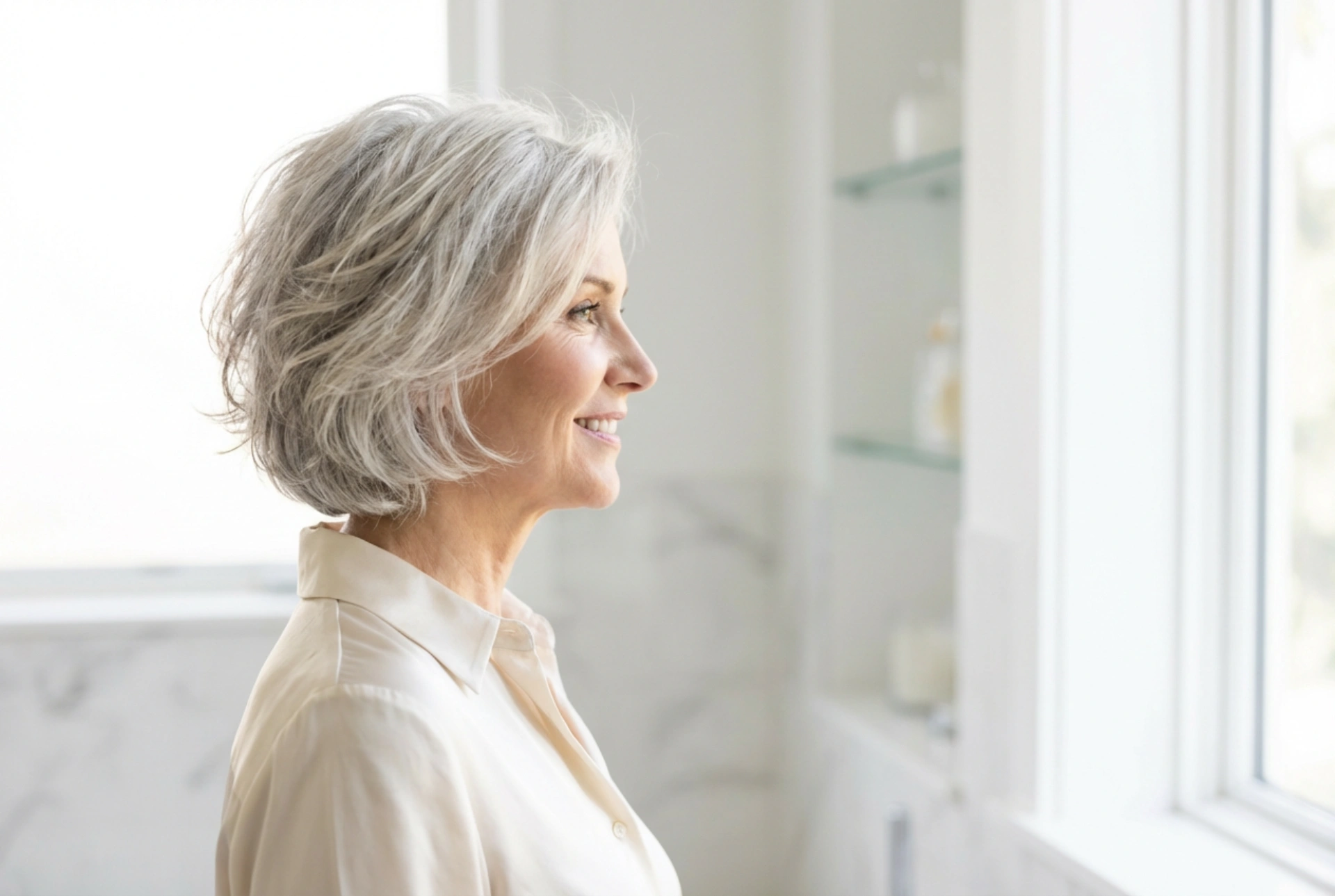 Frisyrer för tunt hår efter 50: Skapa volym och stil