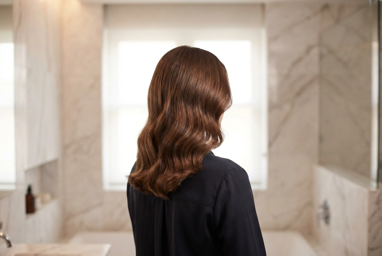 Axellångt hår för kvällen: kvällsfrisyrer som håller hela natten