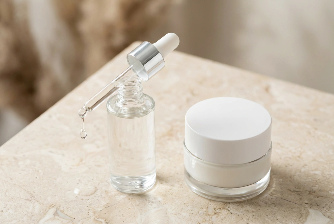 Fuktgivande ansiktsserum: applicering i lager med kräm, frekvens, misstag