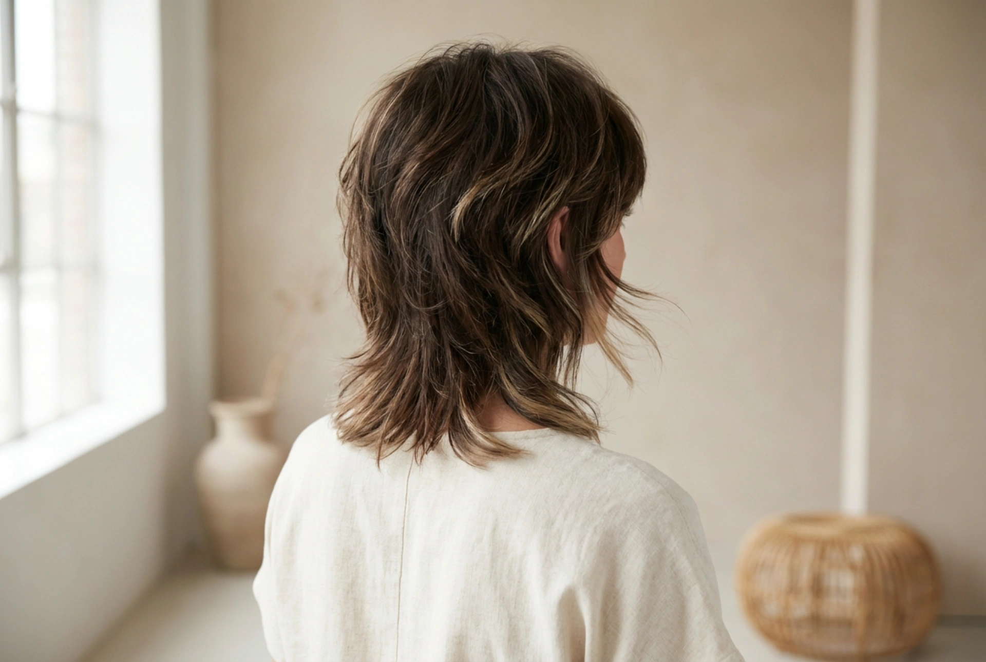 Modern mullet: frisyr steg för steg, textur och volym