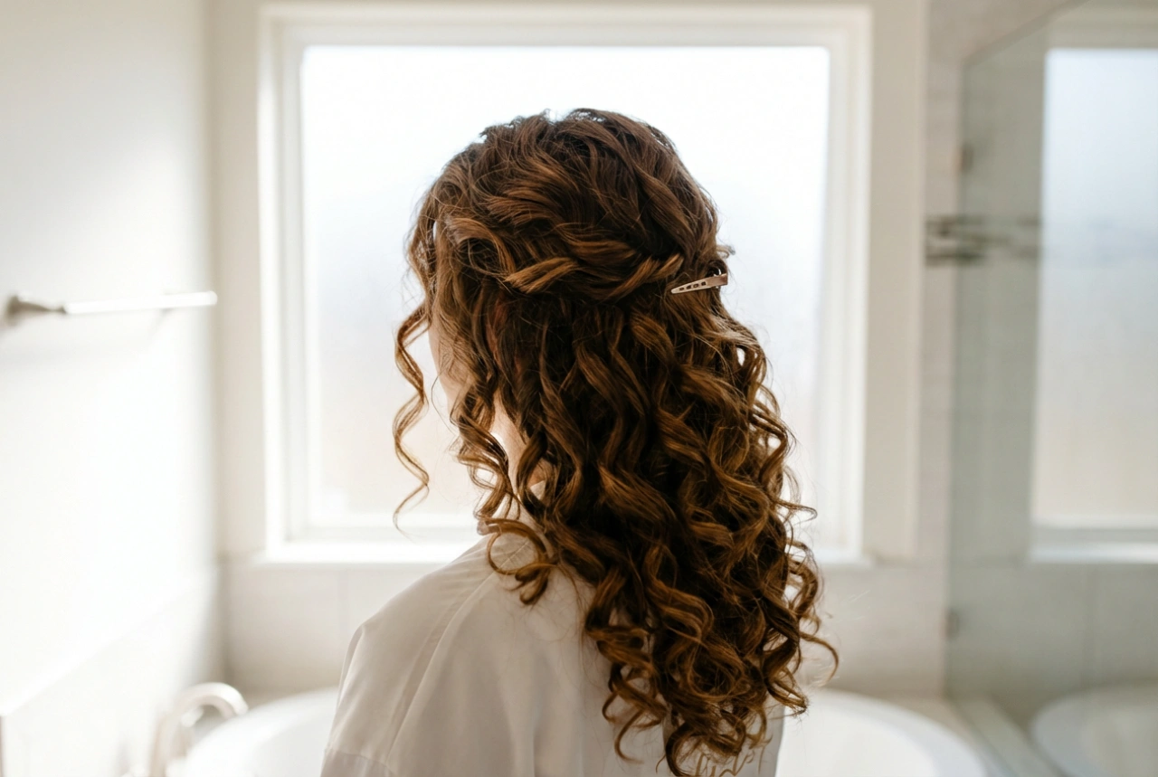 Uppsättningar med lockar: snabba tekniker och fixering utan att tynga ner