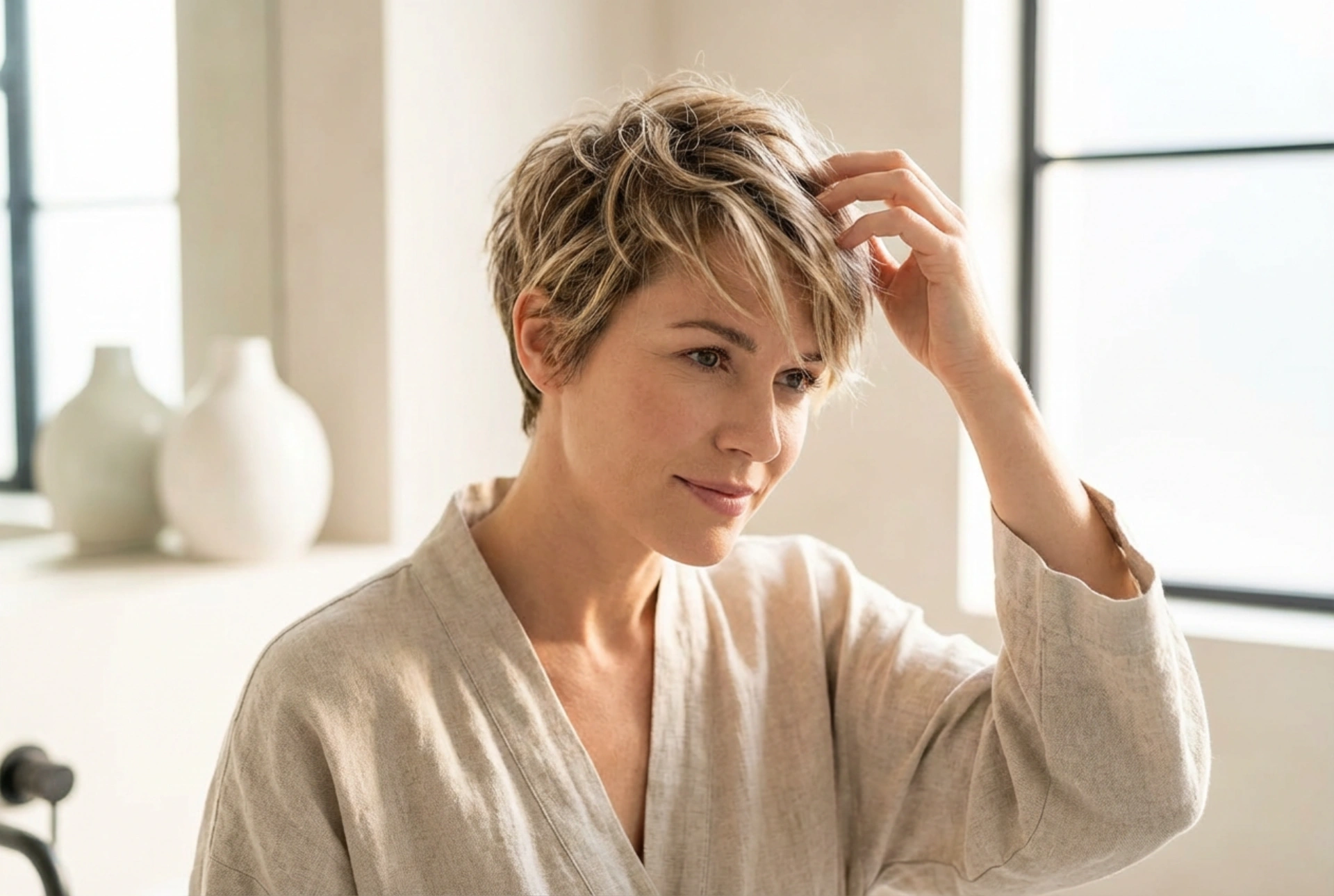 Idéer för en snygg kort frisyr: Snabb styling och långvarigt resultat