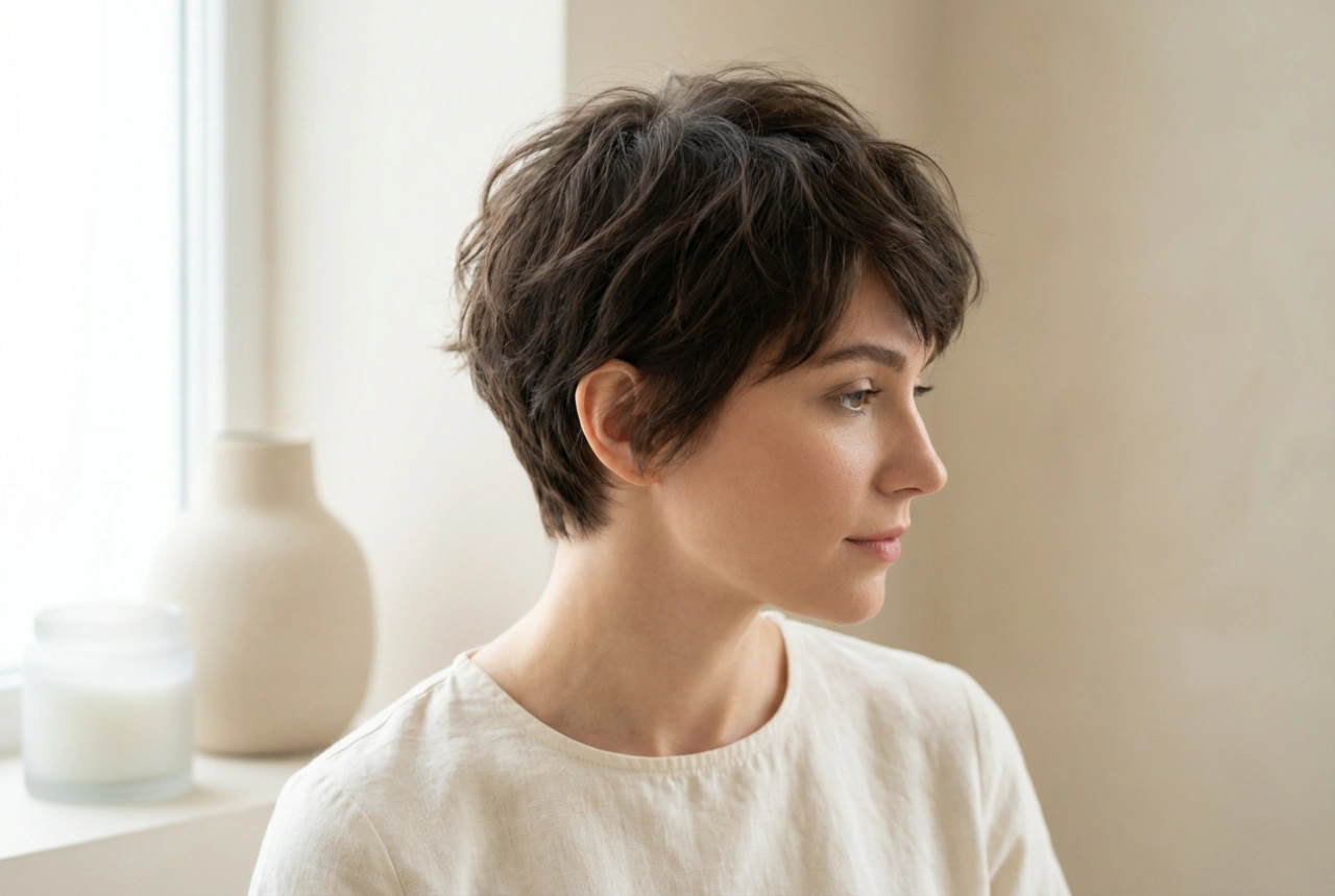 Kort frisyr: snabb styling och textur utan att tynga ner
