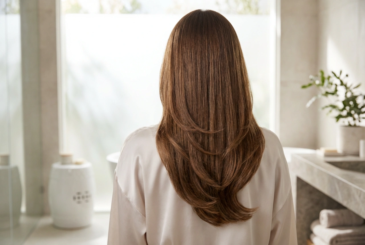 Klippningar för långt hår: lager, U-form och daglig styling