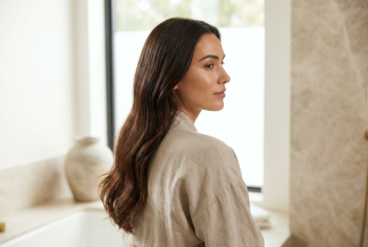 Slätt och glansigt: styling för rakt hår med naturlig rörelse