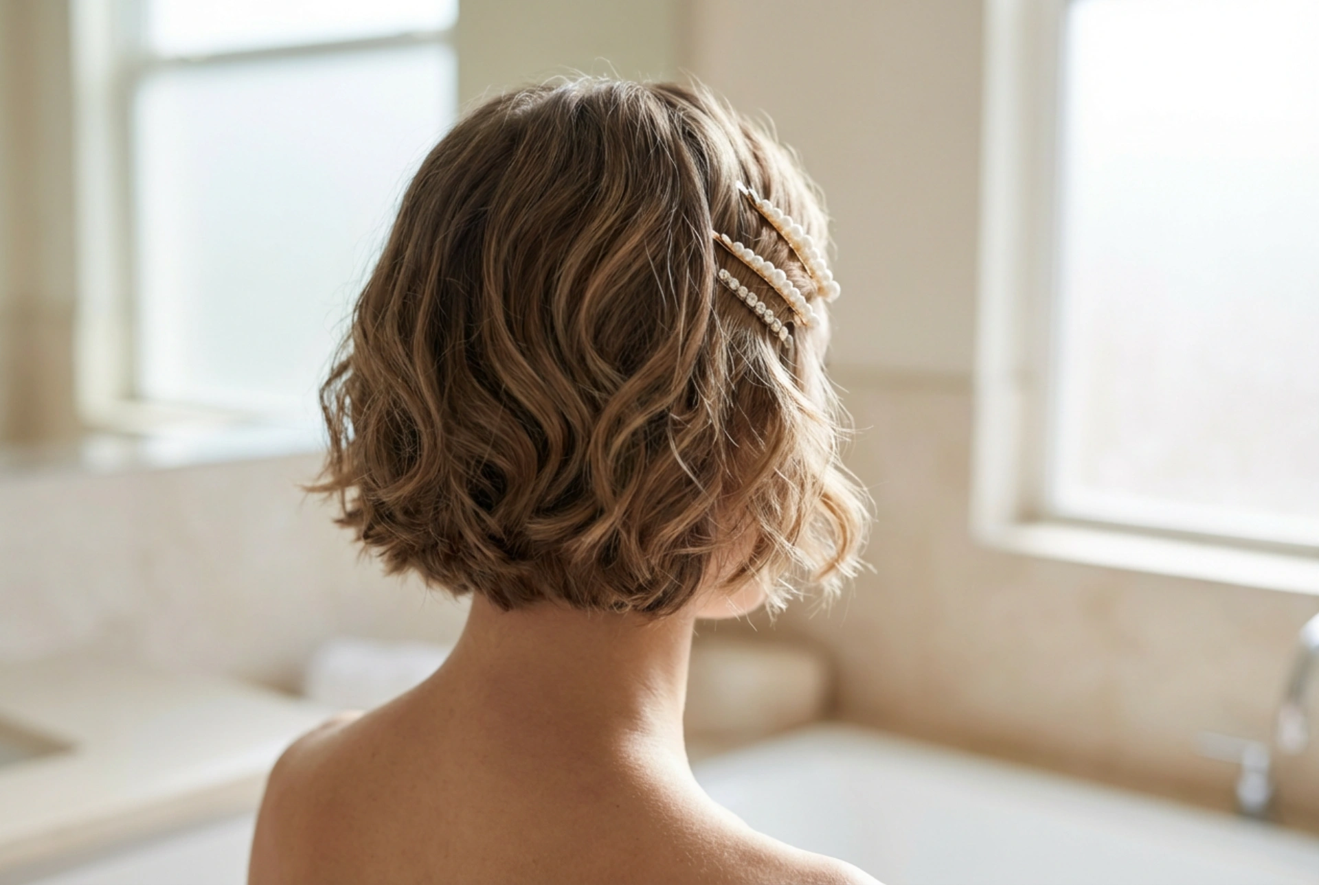 Bröllopsfrisyr för kort hår: Skapa en elegant look med håraccessoarer