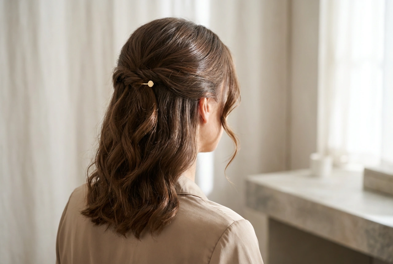 Frisyrer för medellångt hår: Vågor, halvuppsättningar och eleganta knutar