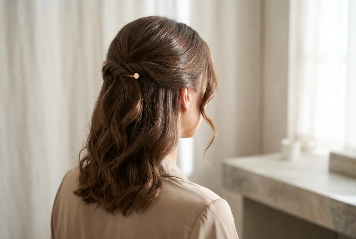 Frisyrer för medellångt hår: Vågor, halvuppsättningar och eleganta knutar