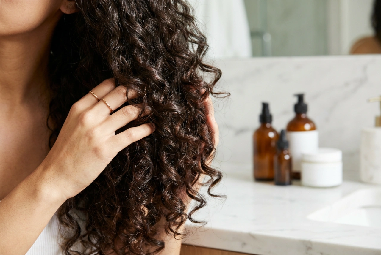 Daglig styling utan friss: frisyrer för lockigt hår