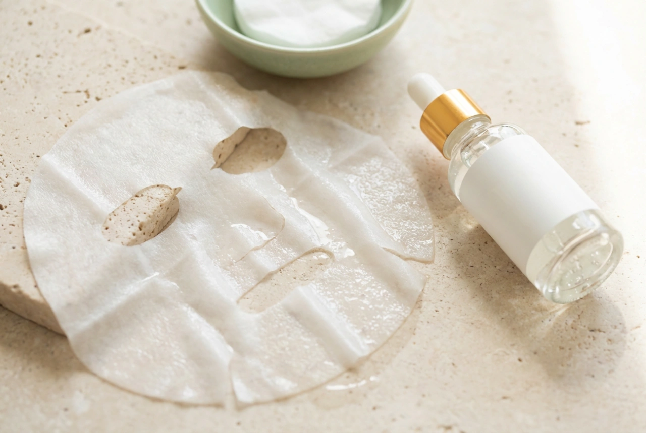 Sheet masks för ansiktet: applicering, tid och användning av essens