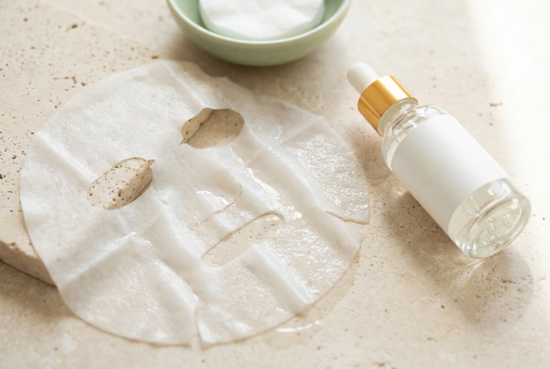 Sheet masks för ansiktet: applicering, tid och användning av essens