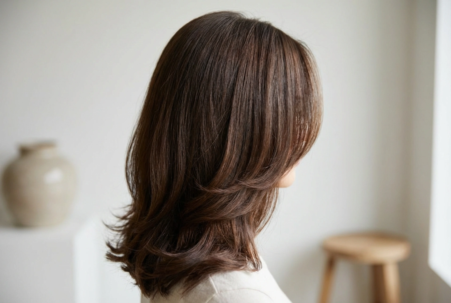 Kaskadfrisyrer: styling av lager, volym och slät finish