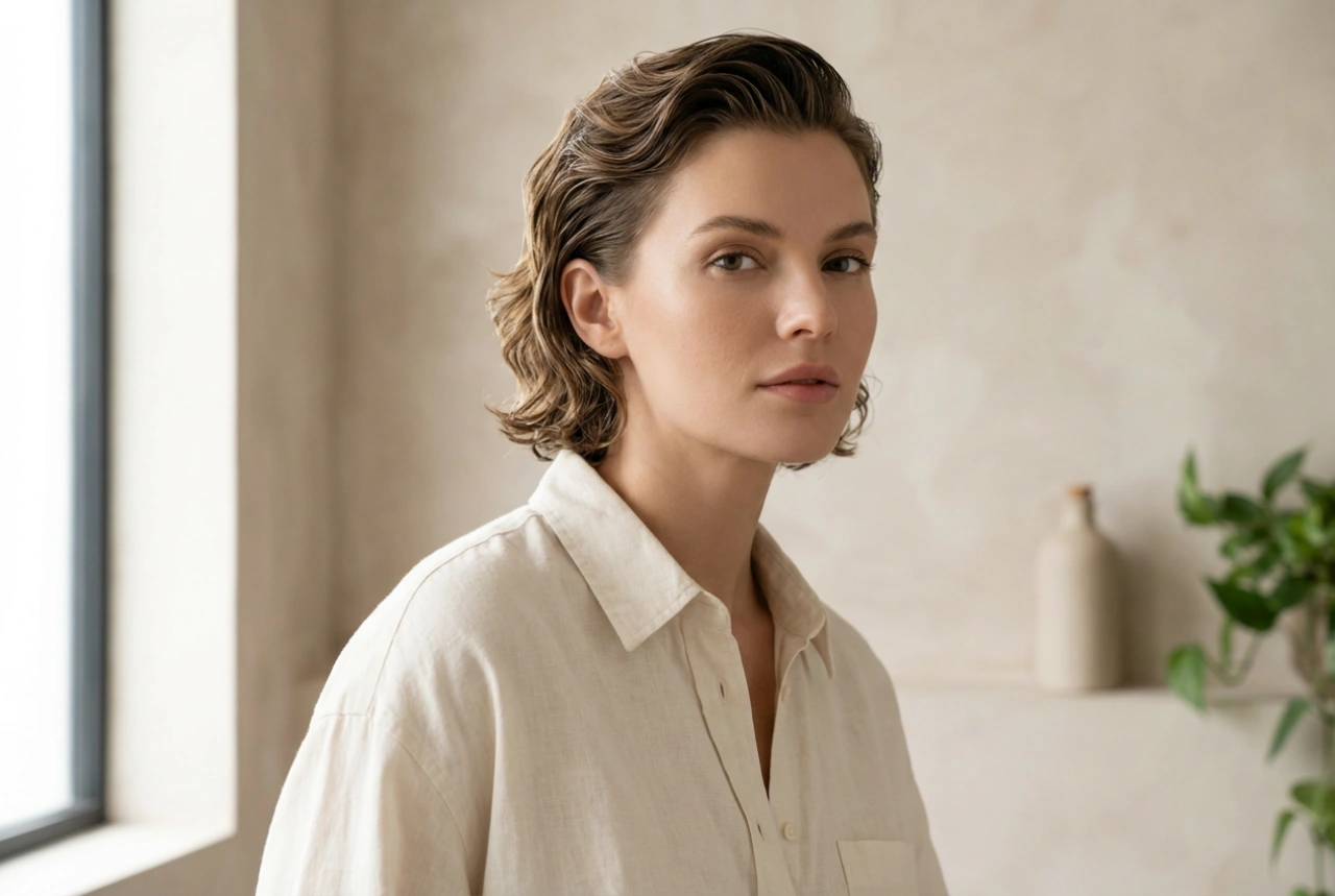 80-talsfrisyrer för kort hår: wet look, vågor och en rockig attityd