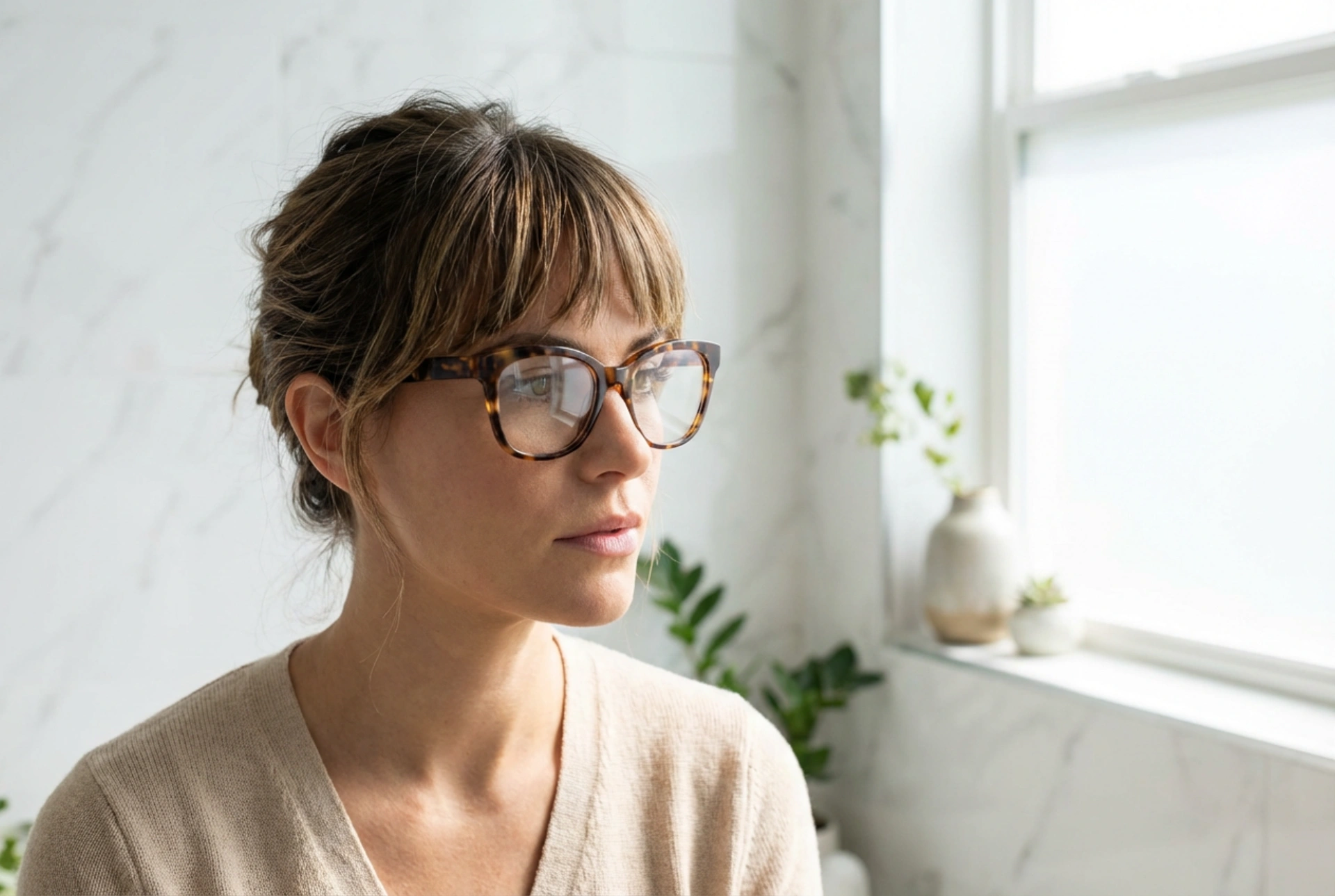 Lugg och glasögon: Hur du väljer rätt bågar och styling