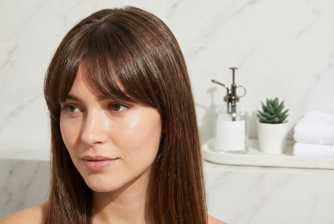 Hur du stylar en delad lugg så att den håller formen hela dagen