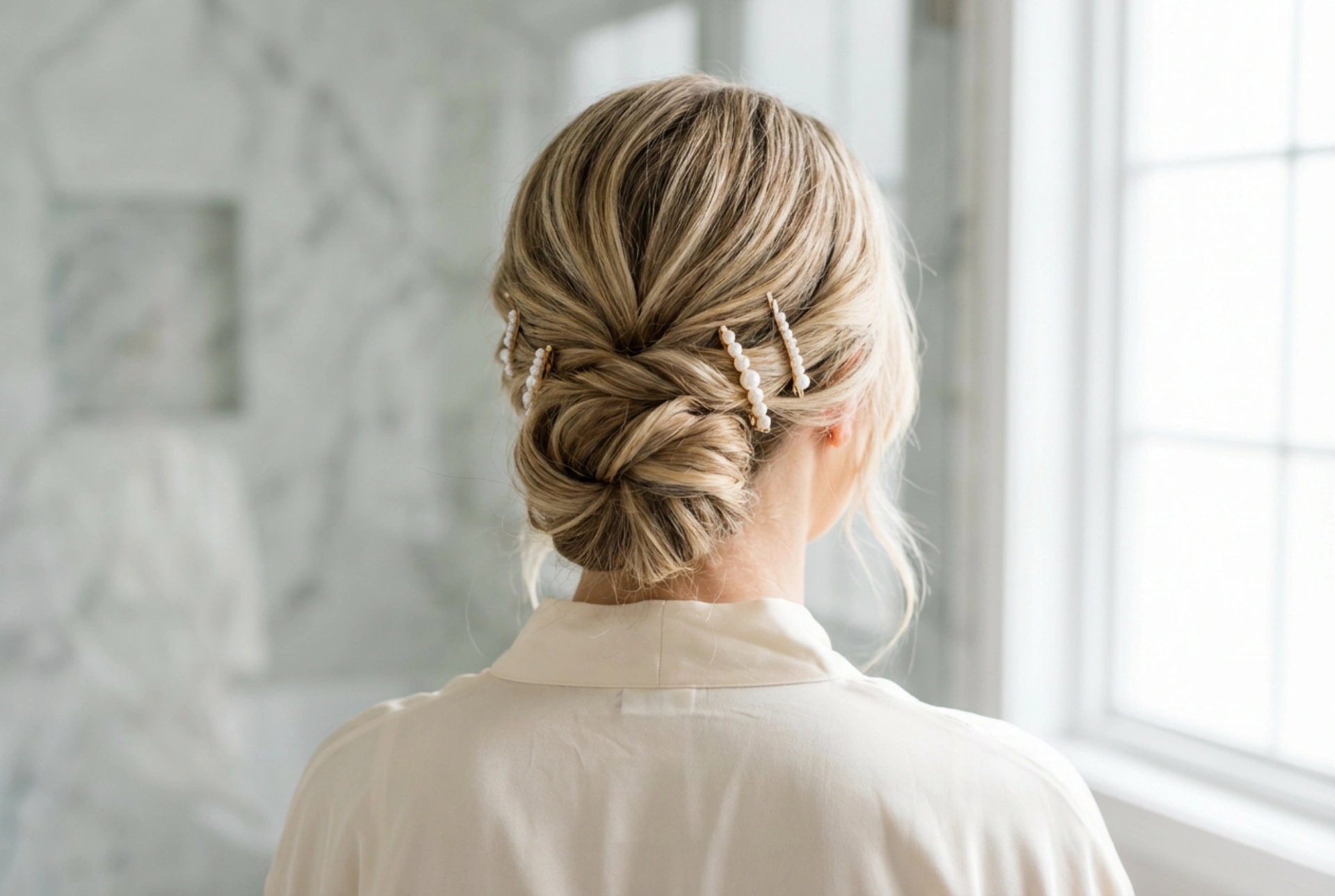 Bröllopsknut: förberedelseplan, styling och hållbarhet utan att tynga ner håret