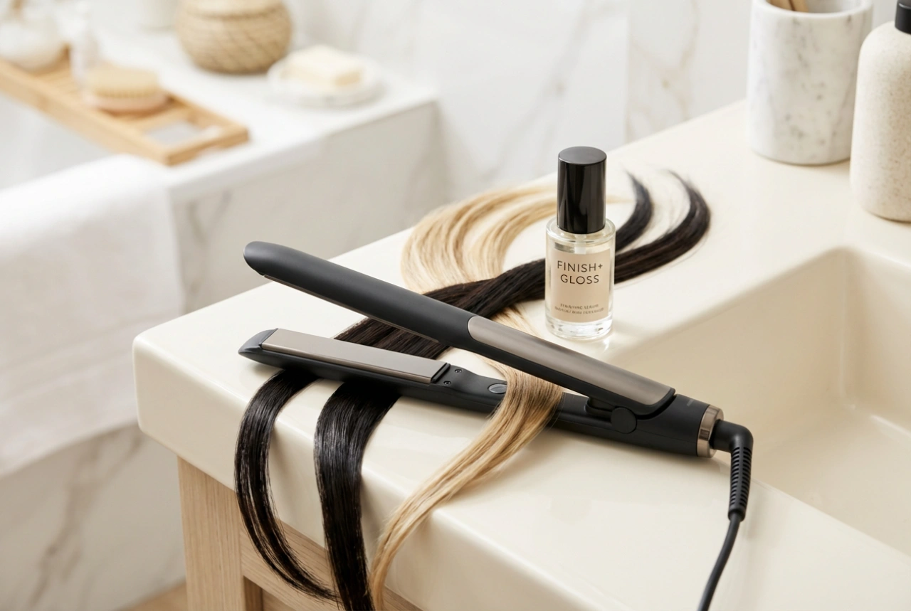 Plattång och locktång i ett: praktiska tips, val av läge och stylingfinish