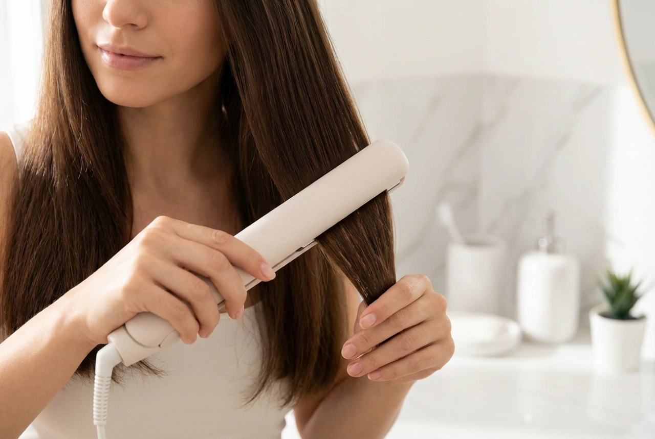 Plattång med jonisering: För slätt och frissfritt hår