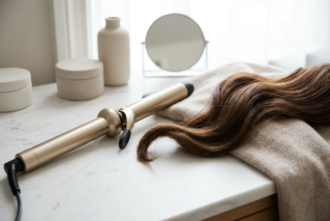 Locktång för stora lockar: rätt diameter, teknik och nedkylning