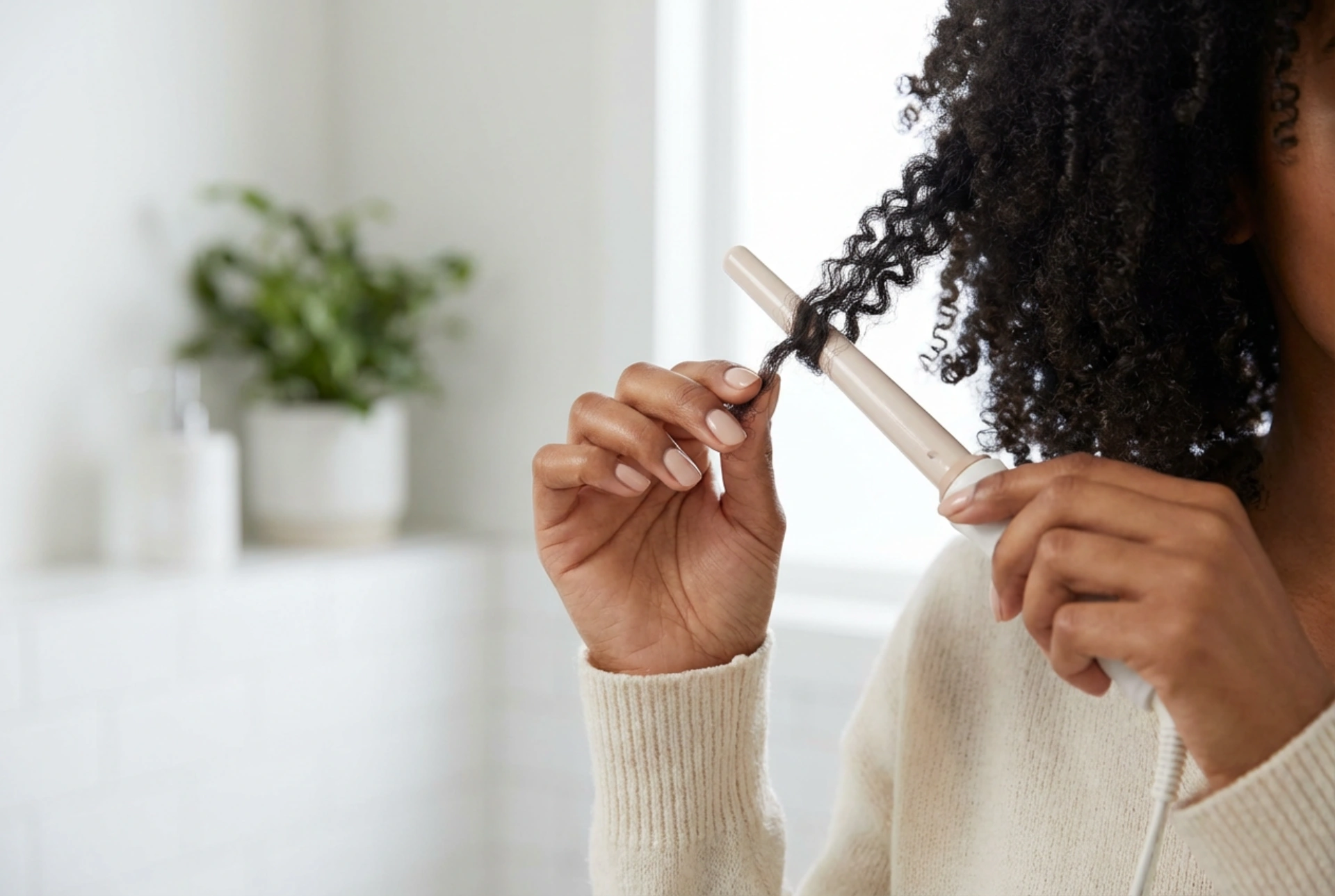 Locktång för afro: små lockar steg för steg och goda vanor