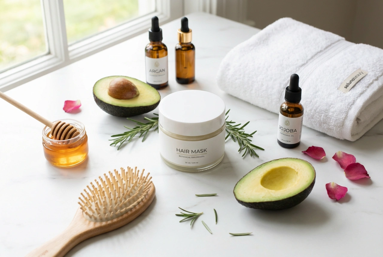 Hårmasker: att välja ingredienser, frekvens och applicering