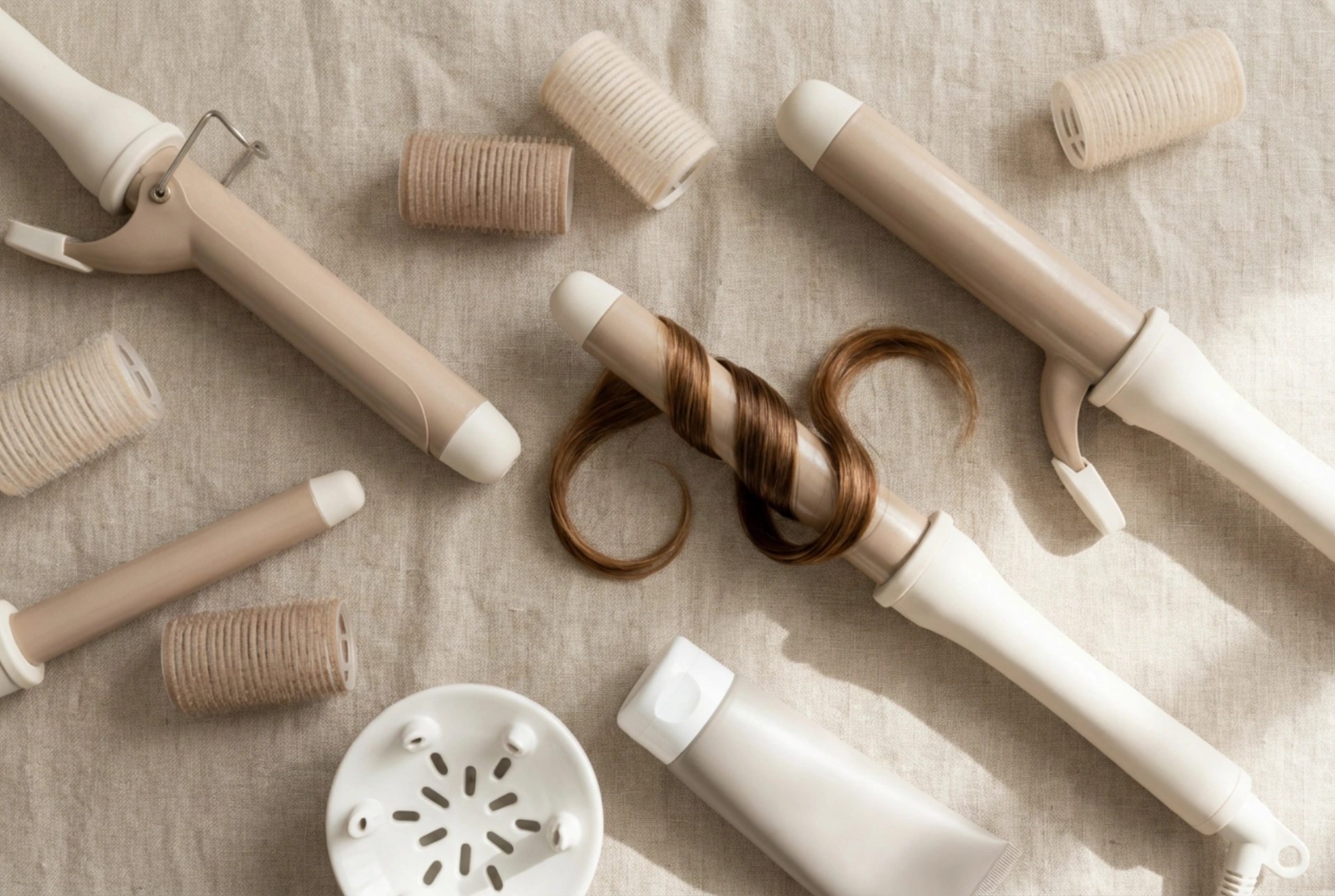 Locktänger för hår: val av diameter och lockteknik