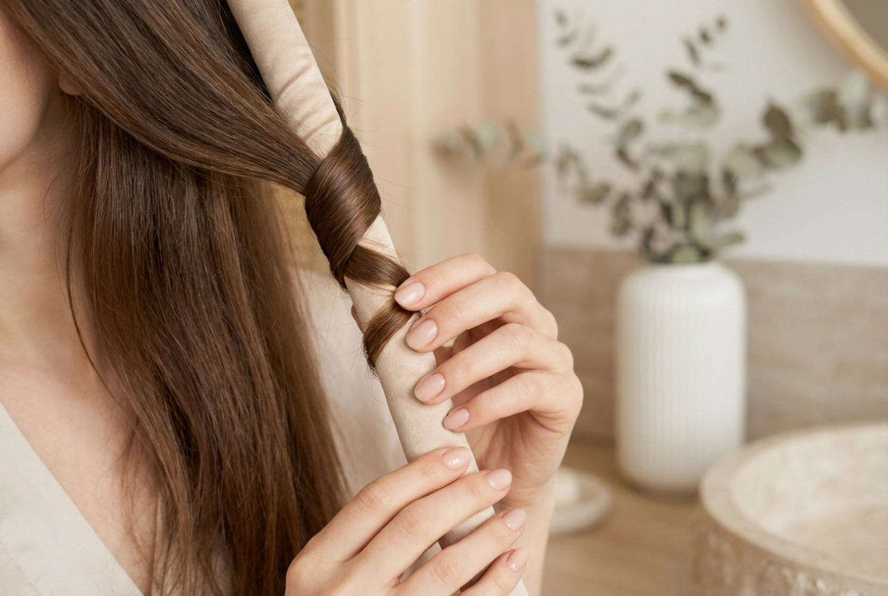 Värmefri lockrulle: Skapa vågor utan värme för medellångt och långt hår