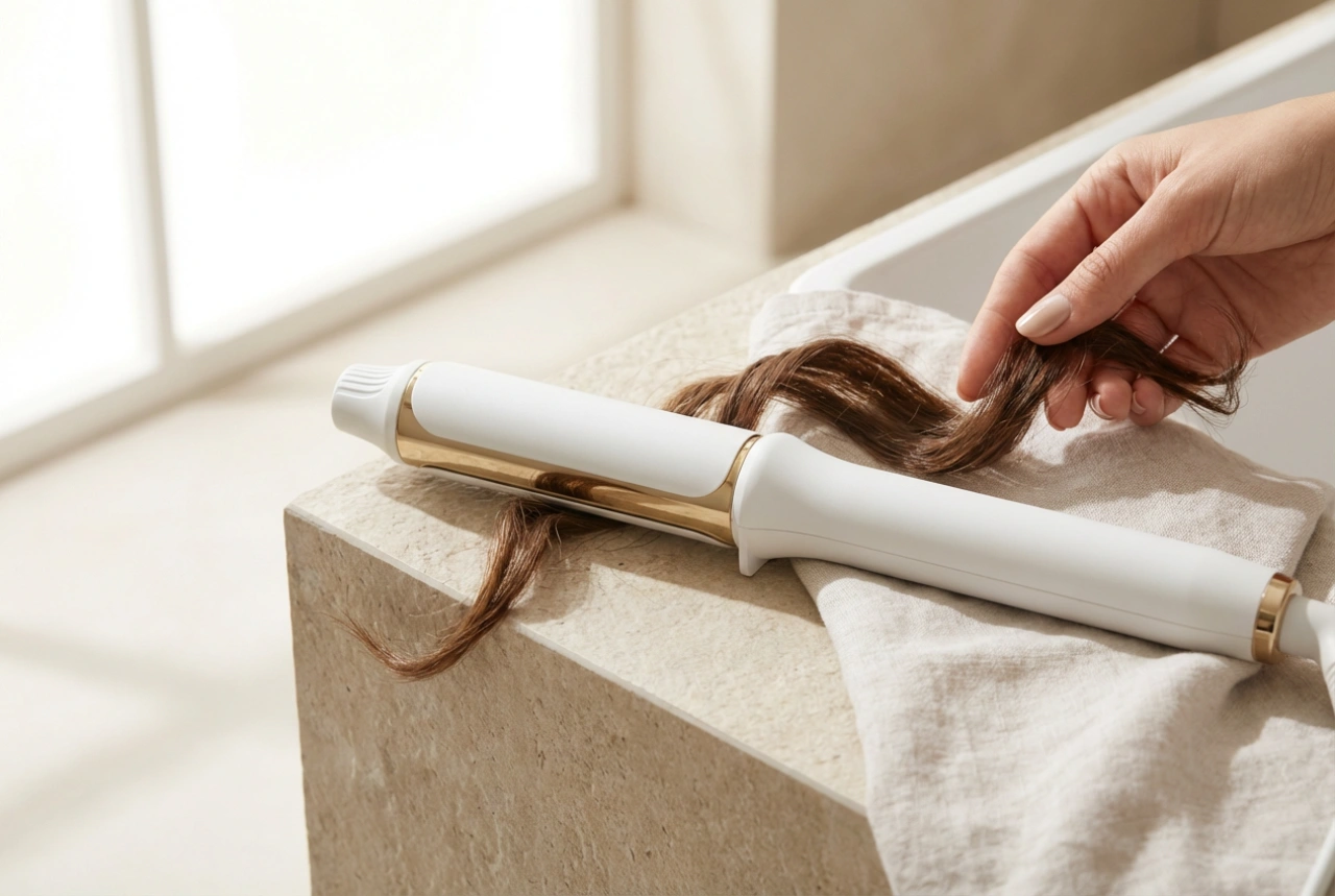 Locktänger som inte skadar håret: ytskikt, temperatur och teknik