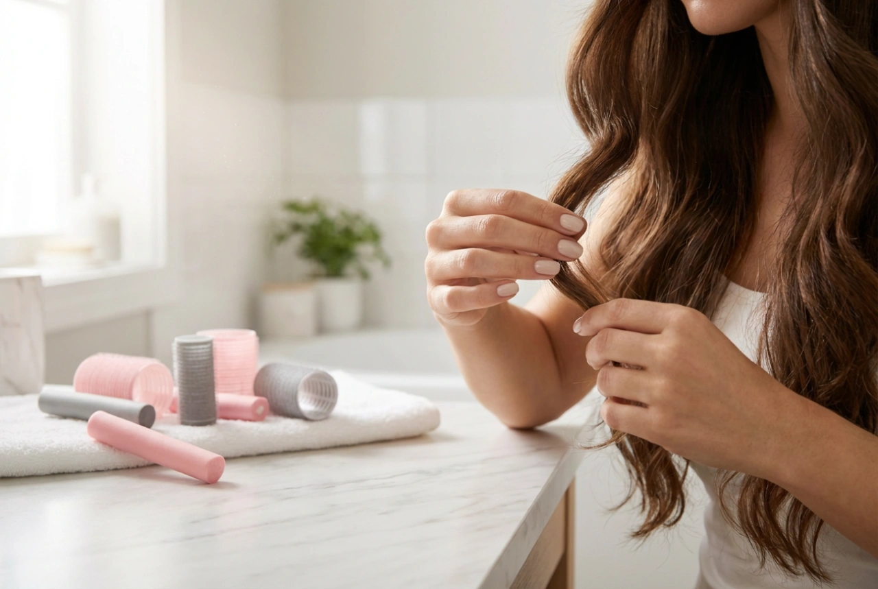 Hårrullar för långt hår: att välja diameter och tekniker för hållbara vågor